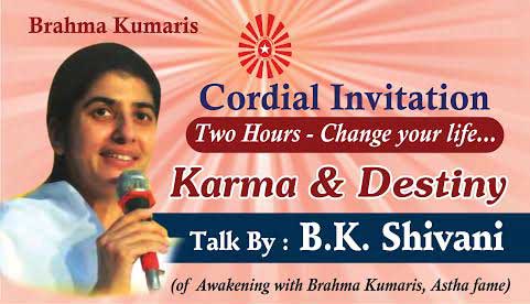 Karm Aur Bhagya BK Shivani LIVE Saharanpur 10.30am